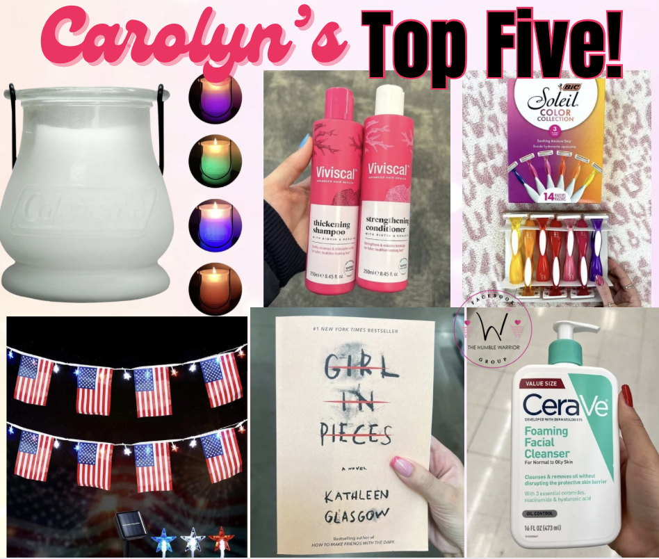 Carolyn’s Top Five!
